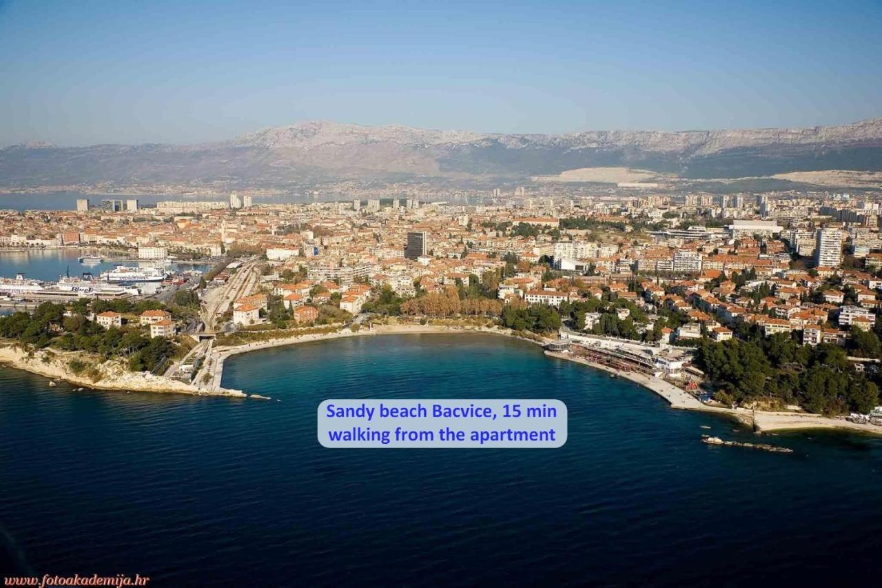 Classy Apartment In The Center Of Split Exteriör bild